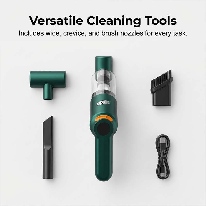 🚗💨 Cordless Car Vacuum Cleaner – 10,000Pa Strong Suction, Lightweight & Portable & Long Battery Life