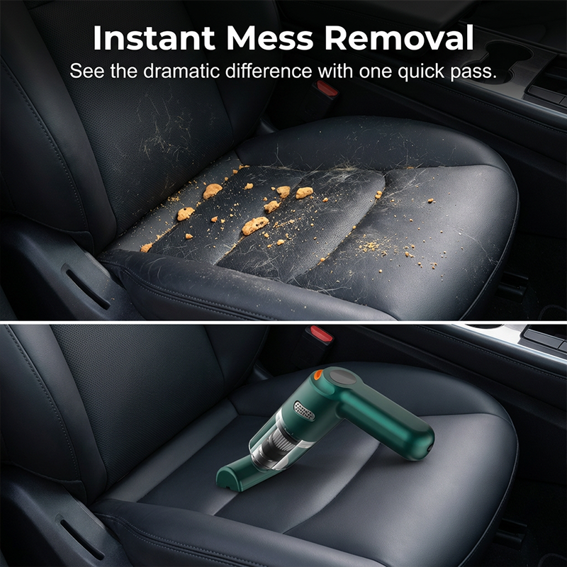 🚗💨 Cordless Car Vacuum Cleaner – 10,000Pa Strong Suction, Lightweight & Portable & Long Battery Life